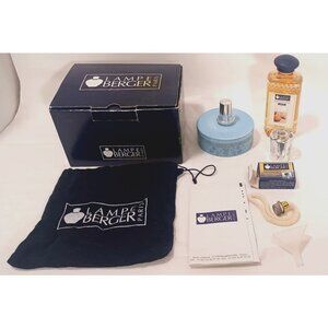 Rare Vintage Lampe Berger Paris Oil Lamp France Art Nouveau Deco Style New w Box